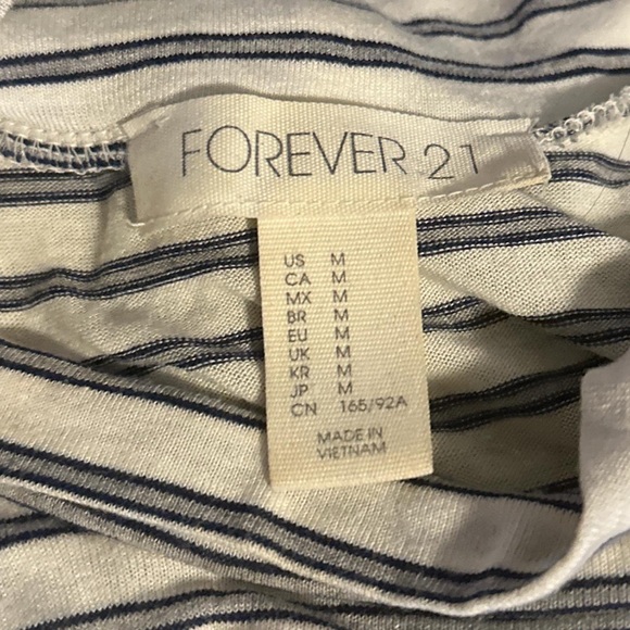 Mock Neck Striped Tank Top - Picture 3 of 3